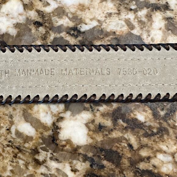 Western Belt with Heart Shaped Conchos Womens XL Brown and Tan Silver Buckle - Picture 11 of 11